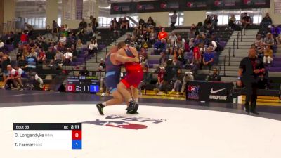 130 kg Semifinal - Donny Longendyke, Minnesota Storm vs Tanner Farmer, New York Athletic Club