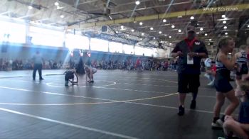 100 lbs Round 2 (6 Team) - Allison Hunter, Wisconsin Black vs Lilly Gerard, Swag Girls