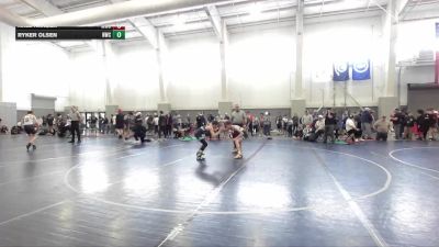 95 lbs Cons. Round 2 - Kale Hansen, Morgan Wrestling Club vs Ryker Olsen, Northside Wrestling Club