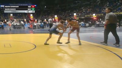 117 lbs Consy 1 - Heath Everhart, Penns Valley vs Gavin Shuck, Mars