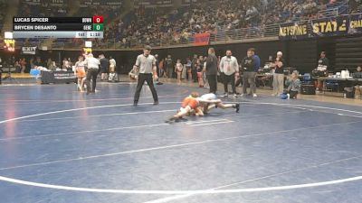 82 lbs Consy 1 - Lucas Spicer, Downingtown vs Brycen DeSanto, General McLane