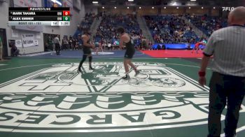 157 lbs Quarterfinal - Alex Emmer, Utah Valley University vs Mark Takara, Utah Valley University