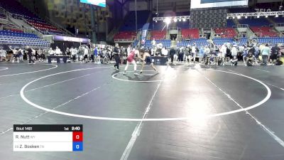 126 lbs Rnd Of 64 - Ryan Nutt, WY vs Zac Bosken, TN