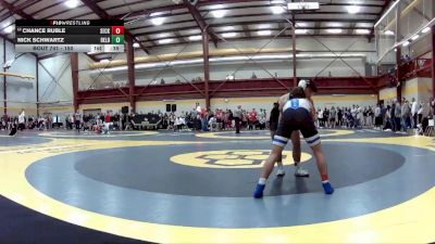 150 lbs Cons. Round 5 - Chance Ruble, Seckman vs Nick Schwartz, Delbarton