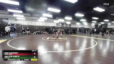 150 lbs Cons. Round 5 - Jake Sakofsky, Torrey Pines vs Treyton Sheets, Frontier