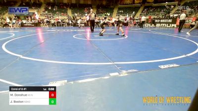 96 lbs Consi Of 8 #1 - Micah Donahue, No Nonsense vs Jayden Boston, Neighborhood Wrestling Club