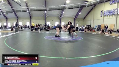 180 lbs Round 3 - Hailey Rose-Caldwell, Mount Union University vs Alexis Wetzel, Mount Union University