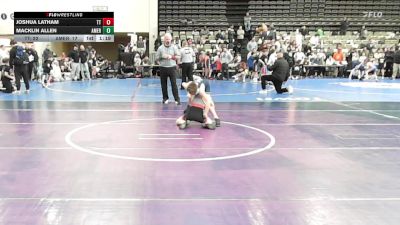 77 lbs Rr Rnd 1 - Joshua Latham, Team Tugman - ESC vs Macklin Allen, American MMAW - ESC