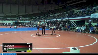 106 lbs Placement (4 Team) - Peter Byron, York vs Cole Butler, Western Branch