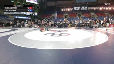 120 lbs Cons. Sub-rd Of 32 - Tristan Carter, VA vs Cael Stricker, IA