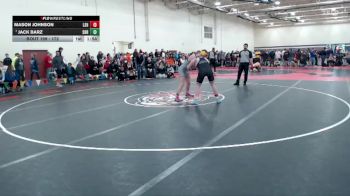 172 lbs Champ. Round 2 - Jack Barz, Sauk Rapids-Rice vs Mason Johnson, LeSueur-Henderson