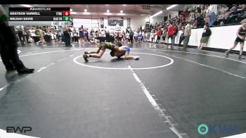 76 lbs Rr Rnd 1 - Grayson Varnell, Team Tulsa Wrestling Club vs Nelijah Davis, Black Fox Wrestling Club