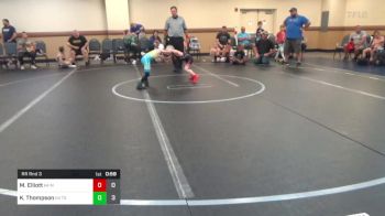 50 lbs Rr Rnd 3 - Maverick Elliott, K4 Mat Assassins Black vs Kayden Thompson, K4 Tri State Hammers