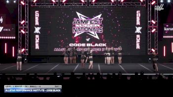Allstar Performance Institute - Code Black [2026 L4 Senior - D2 - Small - A DAY 1] 2026 JAMfest Cheer Super Nationals