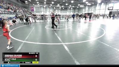 49 lbs Cons. Round 3 - Wyatt Cole, Montana vs Jeremiah Gilmore, Ascend Wrestling Academy
