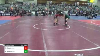 105 lbs Quarterfinal - Cypriani Chiem, NorCal All Stars vs Kylie Rhodes, Swamp Monsters