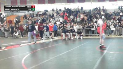 285 lbs Semifinal - Brian Waller-Reitano, Central Catholic vs Henry Marcotte, Saint John's