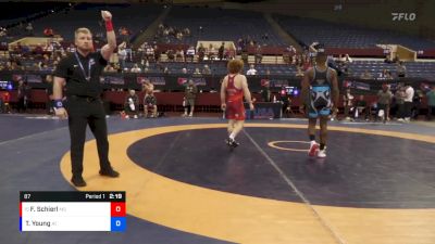 87 lbs Champ. Round 2 - Fritz Schierl, Minnesota Storm vs Timothy Young, Army (WCAP)