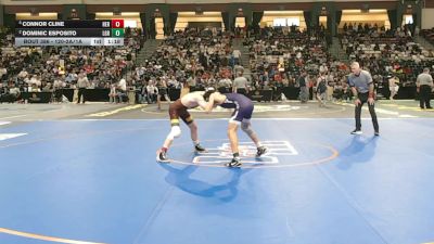 120-2A/1A Semifinal - Connor Cline, Hereford vs Dominic Esposito, Long Reach High School