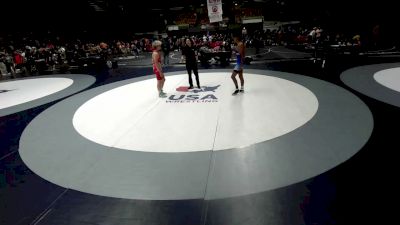 157 lbs Jacob Haluska, IEWA - Inland Empire Wrestling Association vs David Daniels, SDIKWA - San Diego-Imperial Kids Wrestling Association