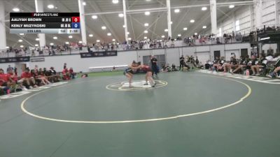 95 lbs Aaliyah Brown, Indiana Gold vs Kenly Muzykoski, Ohio Blue
