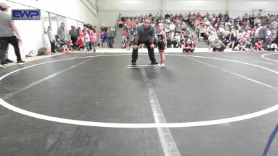 40-43 lbs 3rd Place - Bradley Francis, Skiatook Youth Wrestling vs Harley Frederick, Brushy Wrestling Club