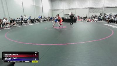 115 lbs Round 3 (6 Team) - Rihanna Mora, Idaho vs Ashlyn Lewis, Texas Red