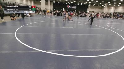 165 lbs Cons. Sub-quarters - Knox Verbais, Illinois vs Amilio Salas, Simley Wrestling Club