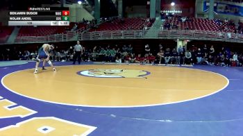 138 lbs Round 1 (4 Team) - Benjamin Busch, Manhattan HS vs Nolan Andel, Schuyler