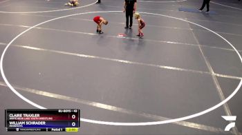 43 lbs 1st Place Match - Claire Traxler, White Bear Lake Youth Wrestling vs William Schrader, Minnesota