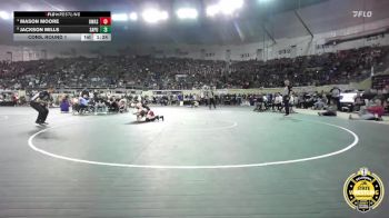 B6A-144 lbs Cons. Round 1 - Jackson Mills, Sapulpa vs Mason Moore, Owasso