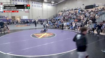 113 lbs Champ. Round 3 - Joseph Marcin, Arlington vs Ryker Kramer, Fort Campbell