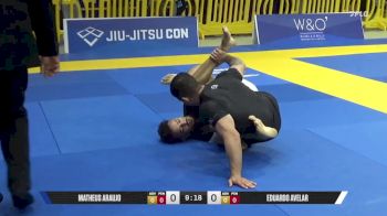 Matheus Araujo vs Eduardo Avelar 2025 Pan IBJJF Jiu-Jitsu No-Gi Championship