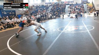 126 lbs Semifinals (8 Team) - Anthony Acquafredda, Cocoa Beach vs Erik Perez, St. John Neumann