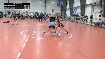 68 lbs Round 3 - 12:00pm Friday - Arman Bassiri, NCWAY National Team vs Micah Duncan, Westshore D.S.