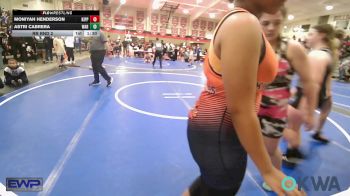 200 lbs Rr Rnd 2 - Moniyah Henderson, KIPP TULSA vs Astri Cabrera, Warner Eagles Youth Wrestling