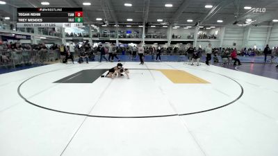 77 lbs Consi Of 8 #2 - Tegan Rehm, Team Tugman vs Trey Mendes, Falcons Youth Wrestling
