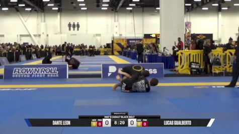 Lucas Gualberto vs Dante Leon 2025 World IBJJF Jiu-Jitsu No-Gi Championship