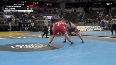 285 lbs Semifinal - Lucas Szymborski, Crown Point vs Declan Gard, Rochester