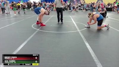 210 lbs Round 2 (8 Team) - Nck Marra, Louisville WC vs Brody Finch, Madison 212