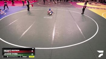 85 lbs Placement (4 Team) - Beckett Edstrom, Hastings vs Jackson Thorn, STMA (St. Michael/Albertville)