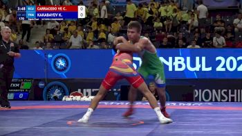 60 kg 1/8 Final - Clisman Adrian CARRACEDO CARRACEDO, Ecuador vs Kemal Kakabayev, Turkmenistan