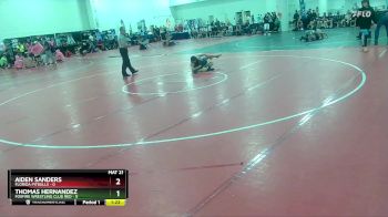 106 lbs Round 5 (16 Team) - Aiden Sanders, Florida Pitbulls vs Thomas Hernandez, Foxfire Wrestling Club RED