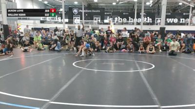 73 lbs Rr Rnd 5 - Jaxon Love, Journeymen Mini-Men - EL vs Willow Kerr, Dueling Bandits - EL