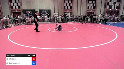 56 lbs Semifinal - Nasir White, Md vs Griffin Rodriguez, Nj