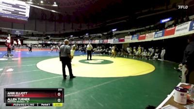 215 lbs Placement (4 Team) - Allen Turner, Western Branch vs Amir Elliott, Oscar Smith