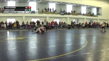 285 lbs Champ. Round 2 - Titus Waters, Wabash vs Jordan Lewis, Wisconsin-Whitewater