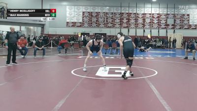 150 lbs Semifinal - Henry McElligott, Holliston vs Max Manning, Mount Everett
