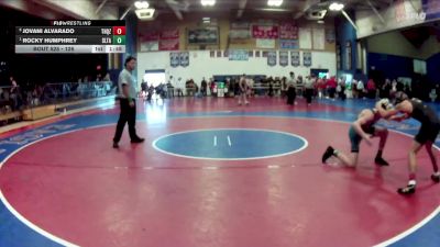 126 lbs Semifinal - Rocky Humphrey, Sultana vs Jovani Alvarado, Tahquitz