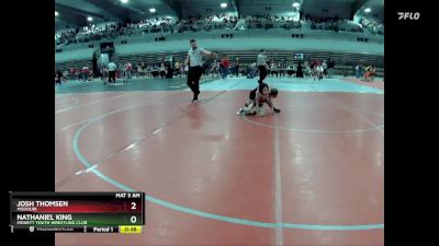 55A Quarterfinal - Josh Thomsen, Missouri vs Nathaniel King, Monett Youth Wrestling Club